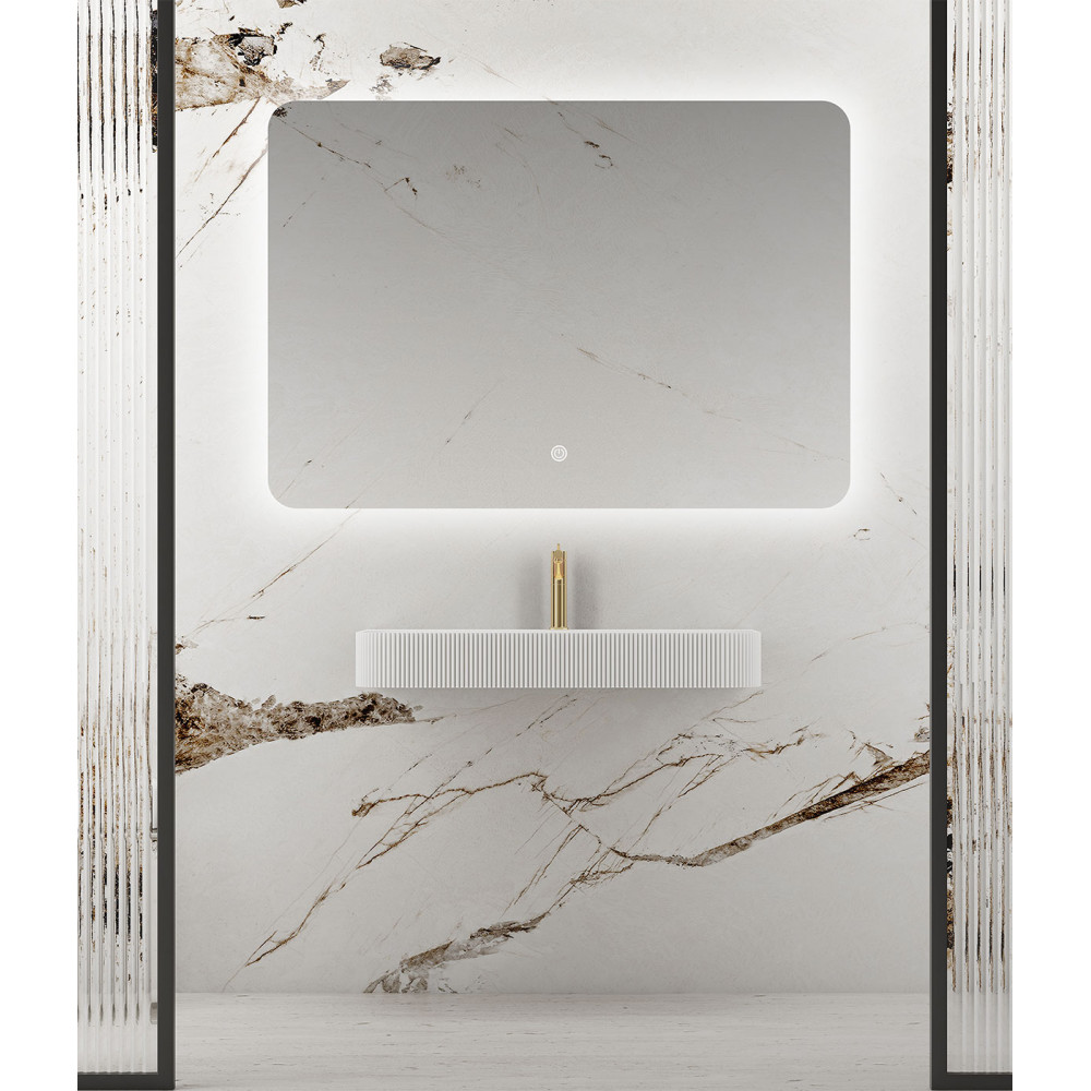 Зеркало LED VLM-3BE120 1200х800 c сенсорным выключателем и диммером