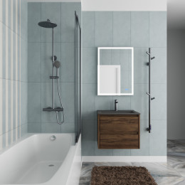 Ванна акриловая Vincea VBT-2S180-LG с ножками 1800*800*430, пристенная, цвет белый