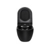 Унитаз подвесной Evo VT1-34MB безободковый, цвет матовый черный, ультратонкое soft-close сиденье