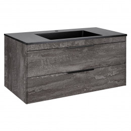 База под раковину Chiara 2D 1000 подвесная, 2 выкатных ящика soft-close, G.Stone