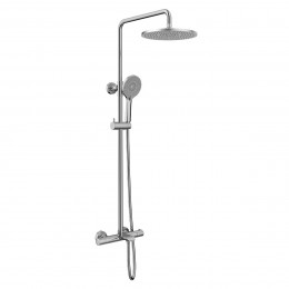 Душевая стойка Esse VSFS-1E1TCH термостатическая с изливом, 25см верх душ, хром