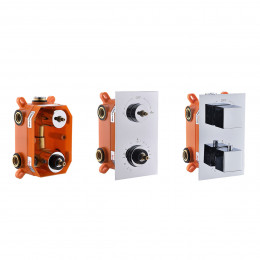 Душевой комплект VSFW-102TCH термостат встраиваемый, 2 режима, хром