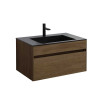База под раковину Chiara 800 подвесная, 1 выкатной ящик soft-close, T. Oak