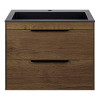 База под раковину Chiara 2D 600 подвесная, 2 выкатных ящика soft-close, T.Oak
