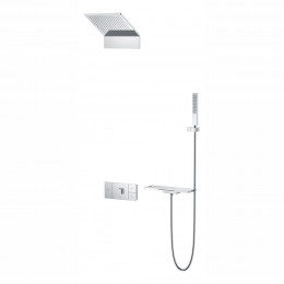 Душевой комплект Futura VSFW-2F11TCH термостатический встраиваемый, 3 режима, хром