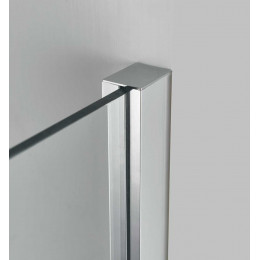 Душевой уголок Alpha VSR-3AL9011CLB, 1100*900, черный, стекло прозрачное