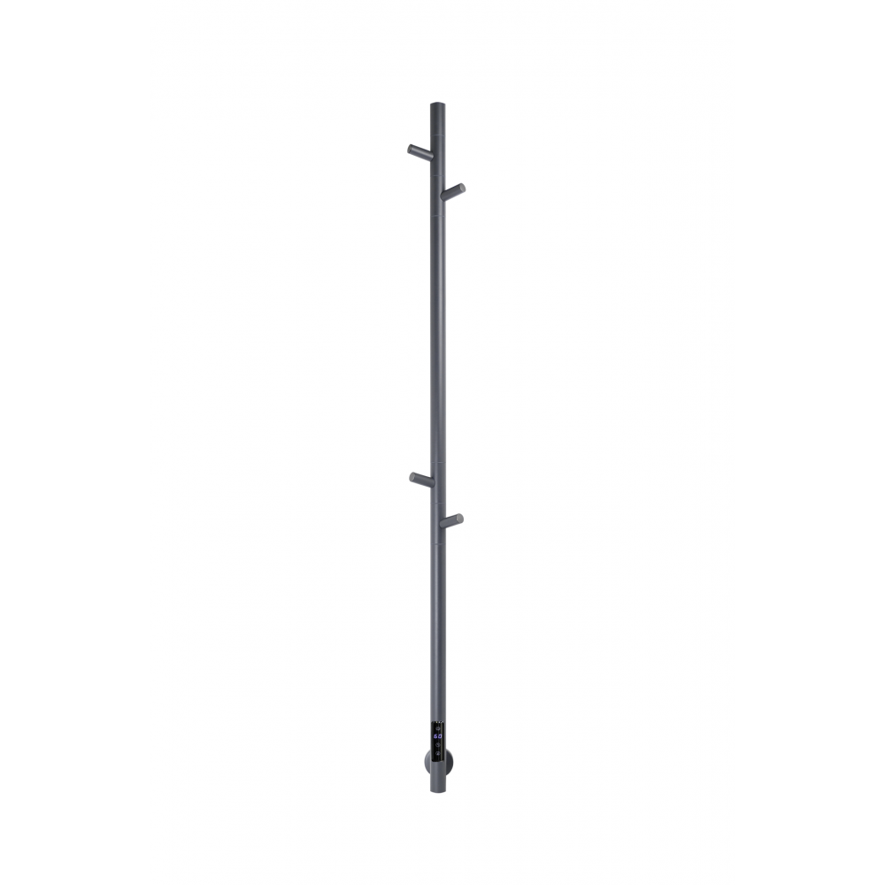 Полотенцесушитель электрический Vincea VTD-1DGE 15х140, графит, таймер