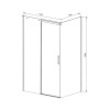 Душевой уголок Dice VSR-4D1014CL, 1400*1000, хром, стекло прозрачное