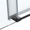 Душевая дверь Como Soft VDS-1CS120CLB, 1200, черный, стекло прозрачное