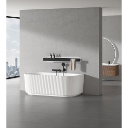 Ванна акриловая Vincea VBT-706-1700, 1700*800*585, цвет белый, щелевой перелив, слив белый