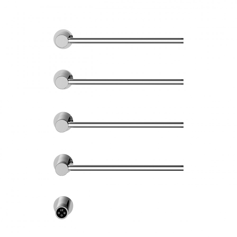 Полотенцесушитель электрический Vincea VTD-2H1CH, хром, таймер