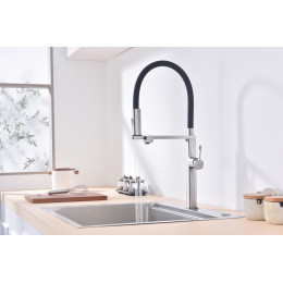 Смеситель для кухни Vincea VKF-119CH, хром