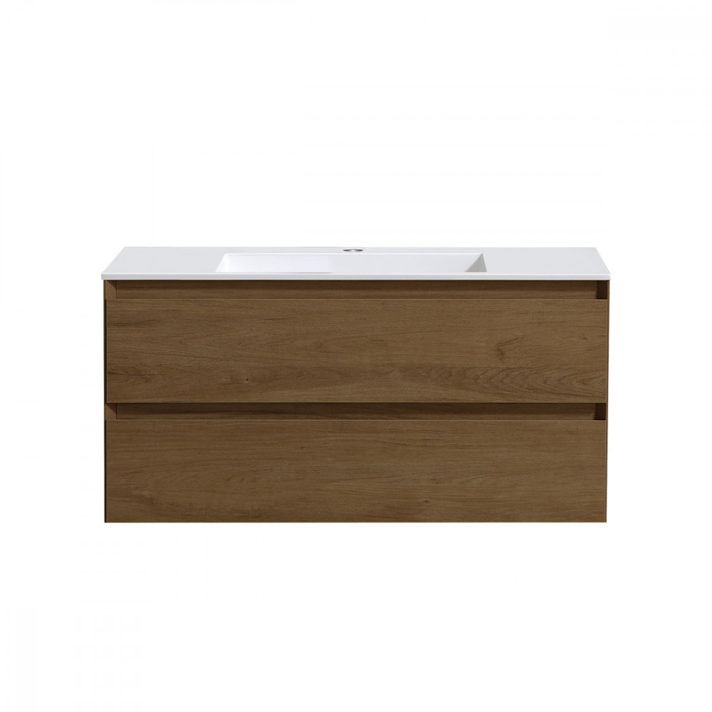 База под раковину Luka 1000 подвесная, 2 выкатных ящика soft-close, T.Oak