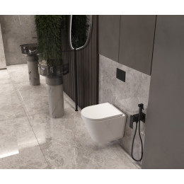 Унитаз подвесной Tornado Vito VT1-23T, полн. закрытый, цвет белый, ультратонкое soft-close сиденье