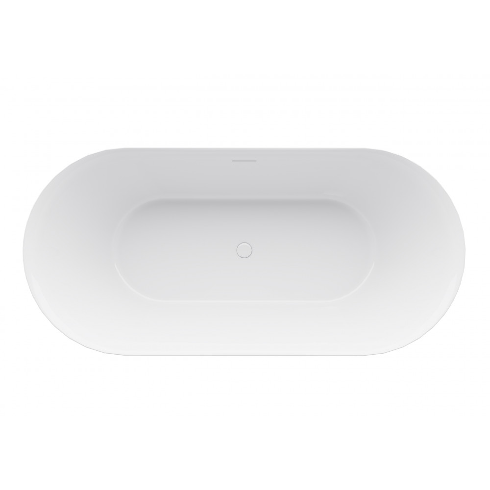 Ванна акриловая Vincea VBT-709-1700MG, 1700*800*585, цвет мат. беж./бел, щелевой перелив, слив белый