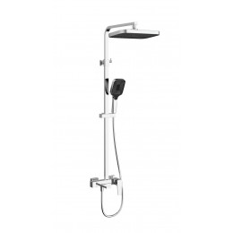 Душевая стойка Cube VSFS-4C12CH с изливом, хром