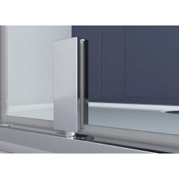 Душевой уголок Penta VSP-3P100CLB, 1000*1000, черный, стекло прозрачное