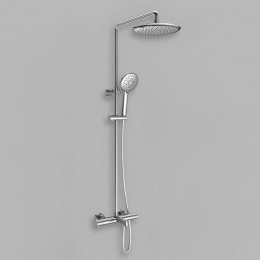 Душевая стойка Desire VSFS-1D1TCH термостатическая с изливом, 25см верх душ, хром