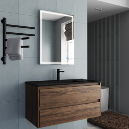 База под раковину Gio 1000 подвесная, 2 выкатных ящика soft-close, C.Oak