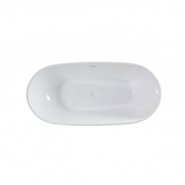 Ванна акриловая Vincea VBT-408-1500, 1500*815*580, цвет белый, щелевой перелив