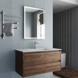 База под раковину Gio 1000 подвесная, 2 выкатных ящика soft-close, C.Oak