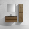 База под раковину Luka 1000 подвесная, 2 выкатных ящика soft-close, T.Oak