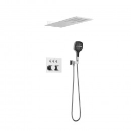 Душевой комплект VSFW-401TCH встраиваемый, 3 режима, верх душ нерж.сталь, хром