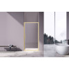 Душевая дверь Slim 8mm VDP-4SL900CLG, брашированное золото, стекло прозрачное