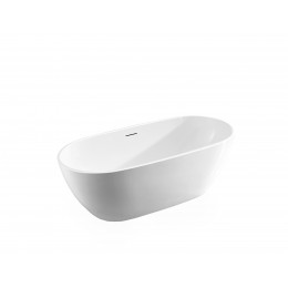 Ванна акриловая Vincea VBT-408-1500, 1500*815*580, цвет белый, щелевой перелив