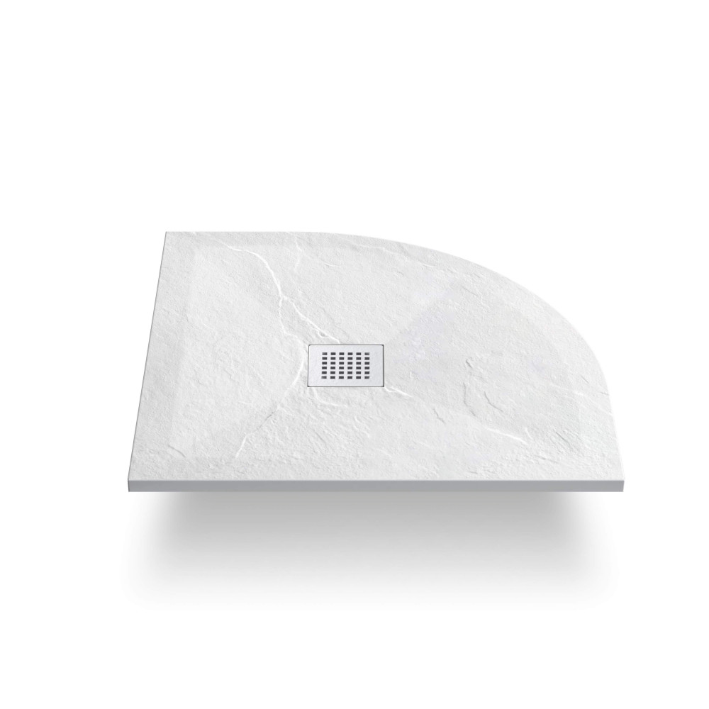 Поддон для душа из искусственного камня  VST-4SQ9012W-L,1200*900*25, белый матовый, левый