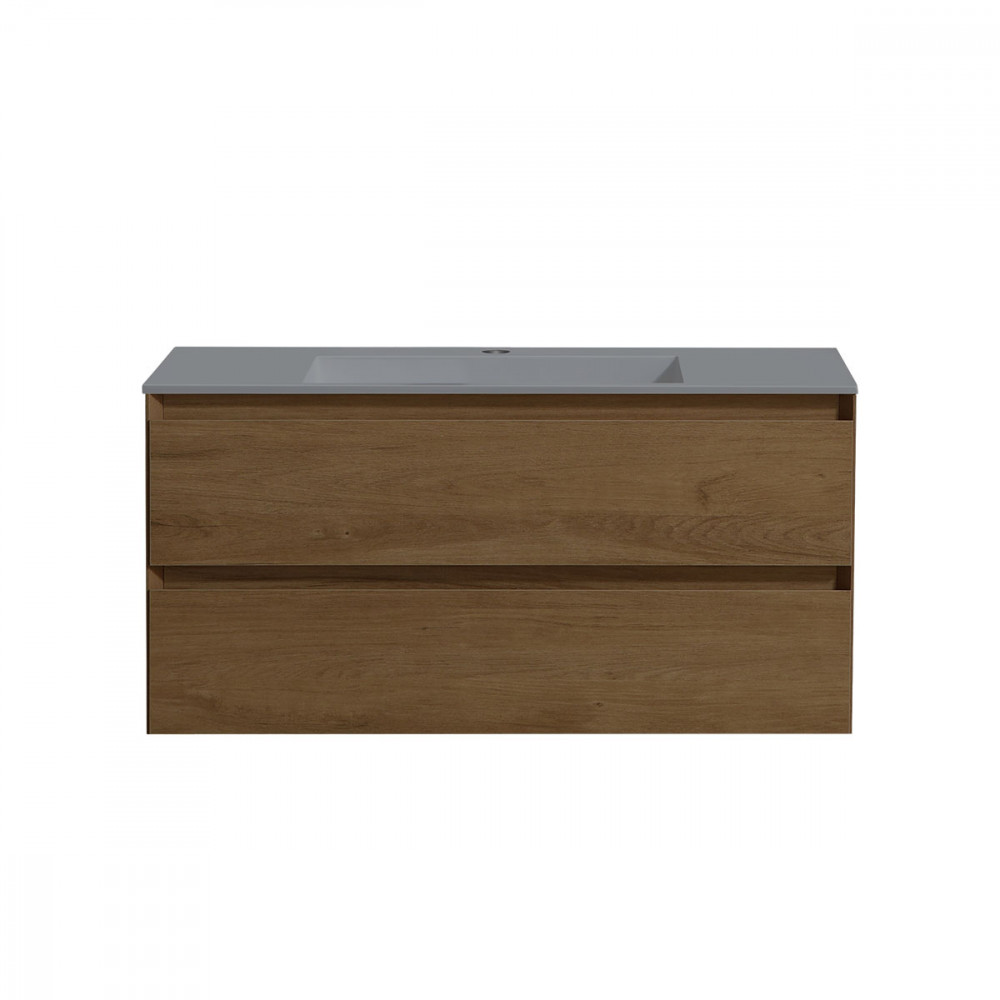 База под раковину Luka 1000 подвесная, 2 выкатных ящика soft-close, T.Oak