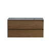 База под раковину Luka 1000 подвесная, 2 выкатных ящика soft-close, T.Oak