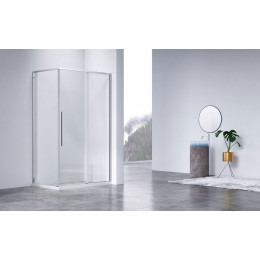 Душевой уголок Slim-N VSR-4SN9012CL, 1200*900, хром, стекло прозрачное