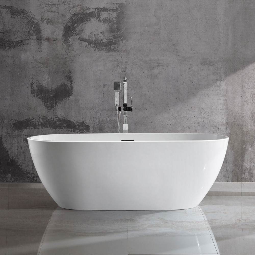 Ванна акриловая Vincea VBT-408-1500, 1500*815*580, цвет белый, щелевой перелив