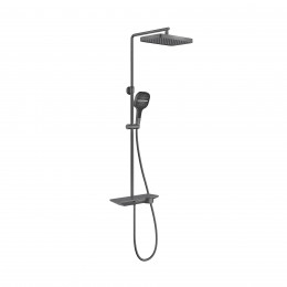 Душевая стойка VSFS-411GM с изливом, вороненая сталь