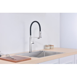 Смеситель для кухни Vincea VKF-119CH, хром