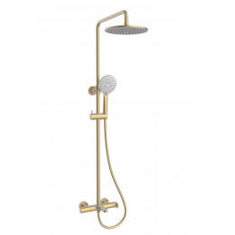 Душевая стойка Rondo VSFS-1R1BG с изливом, брашированное золото
