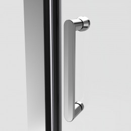 Душевая дверь Intra VDP-1I9010CL, 900/1000, хром, стекло прозрачное