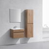 База под раковину Chiara 600 подвесная, 1 выкатной ящик soft-close, N.Oak
