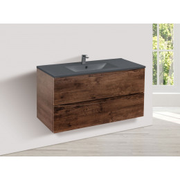 База под керамическую раковину Mia 1000 подвесная, 2 выкатных ящика soft close, R.Wood