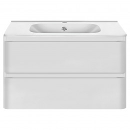 База под раковину Vico 800 подвесная, 2 выкатных ящика soft close, G.White