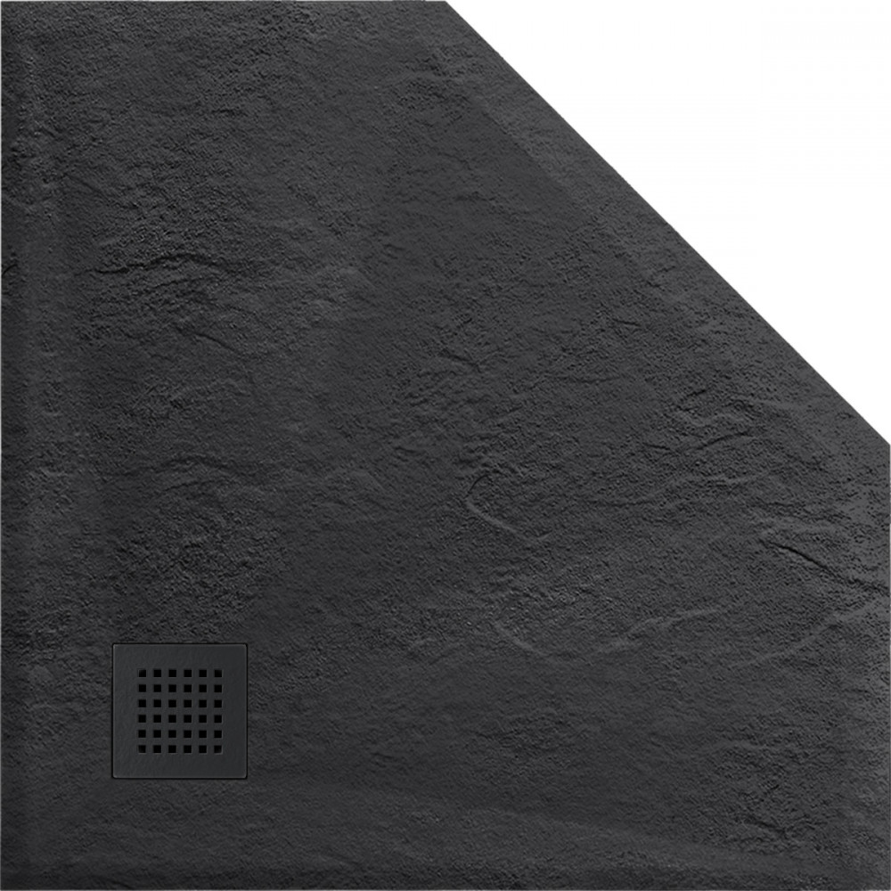 Поддон для душа из искусственного камня VST-4SP1010A, 1000*1000*25, антрацит