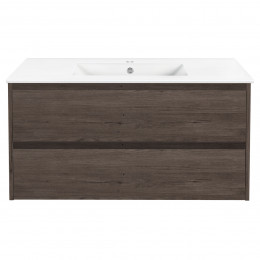 База под раковину Gio 1000 подвесная, 2 выкатных ящика soft-close, R.Oak