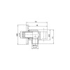 Душевой комплект Inspire VSFW-3I22MT3GM встраиваемый, термостат, двухрежимный, вороненая сталь