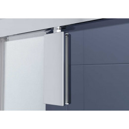 Душевой уголок Penta VSP-3P900CLB, 900*900, черный, стекло прозрачное