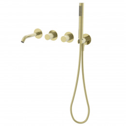 Смеситель для ванны Аура (Aura) VBTW-6AU1BG, встраиваемый, брашированное золото