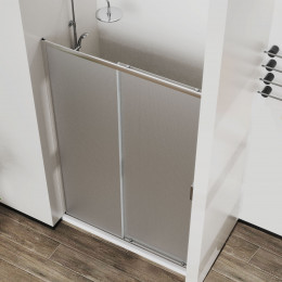 Душевая дверь City VDS-5CT120MT, 1200, хром, стекло текстурное