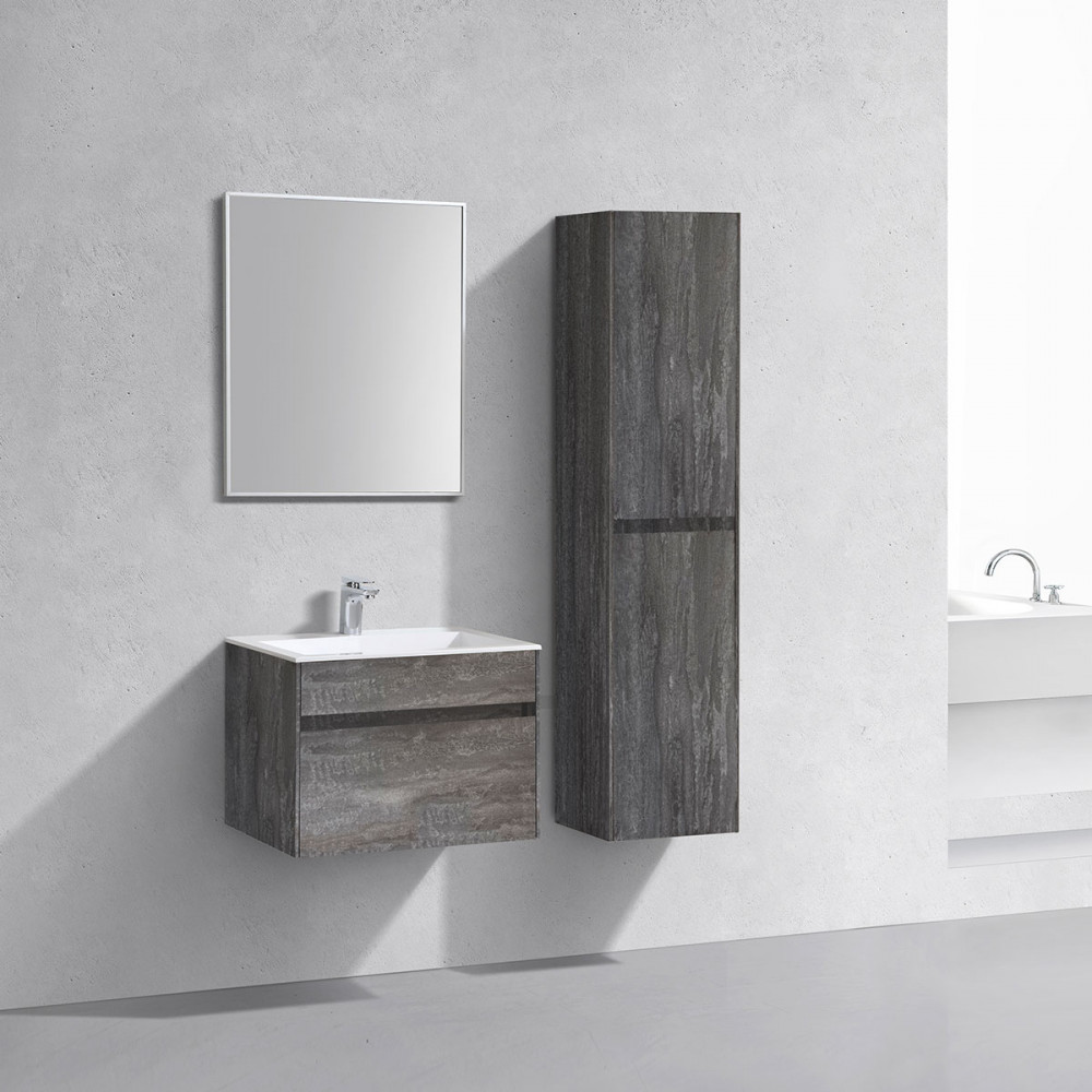 База под раковину Chiara 600 подвесная, 1 выкатной ящик soft-close, G.Stone