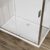 Душевой уголок City VSR-5CT9011CL, 1100*900, хром, стекло прозрачное