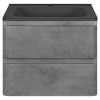 База под раковину Vico 600 подвесная, 2 выкатных ящика soft close, Beton